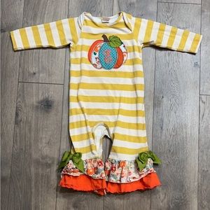 RicRac & Ruffles Pumpkin Romper